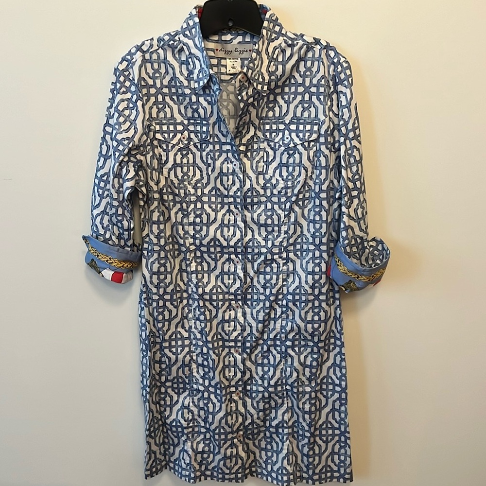 Dizzy Lizzie Button Front Dress
